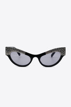 Load image into Gallery viewer, UV400 Rhinestone Trim Cat-Eye Sunglasses