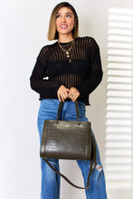 Load image into Gallery viewer, David Jones Texture PU Leather Handbag
