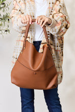 Load image into Gallery viewer, SHOMICO Vegan Leather Handbag with Pouch