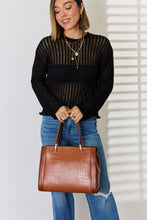 Load image into Gallery viewer, David Jones Texture PU Leather Handbag