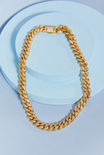 Load image into Gallery viewer, Cubic Zirconia Curb Chain Necklace