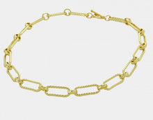 Load image into Gallery viewer, Women's Patterned Paperclip Necklace