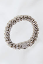 Load image into Gallery viewer, NEW ITEM Curb Chain Bracelet in Silver